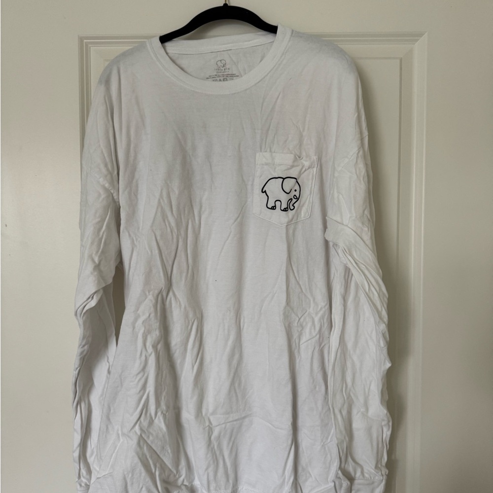 Ivory Ella White Long Sleeve Shirt XXL